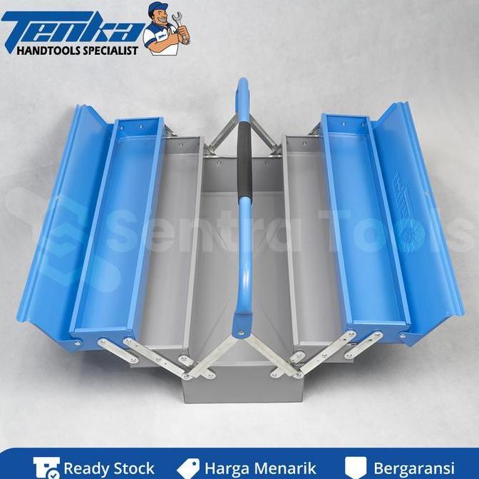 Ready Tool box / Kotak Perkakas Besi Tenka 3 Susun TB 122