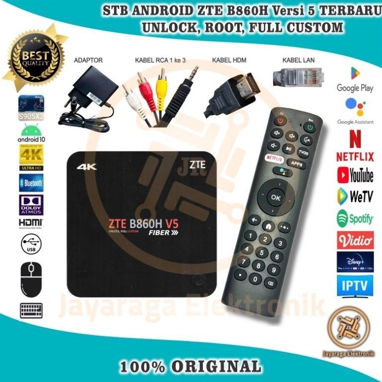 BESTPROMO PROMO STB Android Smat TV Box B86OH V5 4K TERBARU OS 12 NEW UI Unlock Root Full Custom Plu