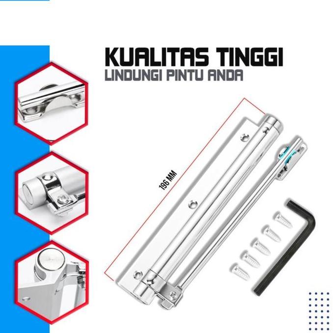 Door closer stick - Penahan pintu otomatis - hidden mini door closer