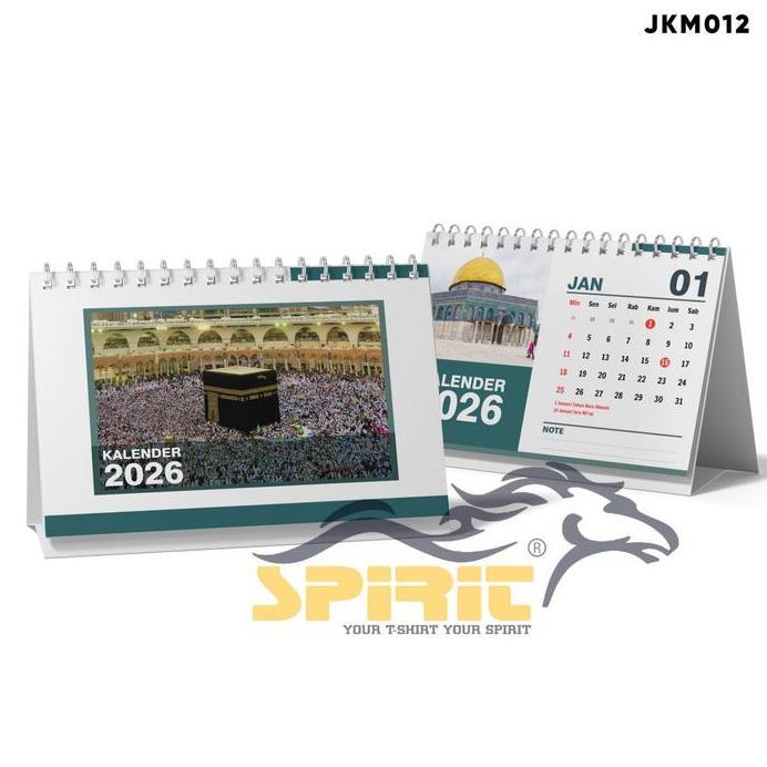 kalender meja tahun 2026/kalender meja duduk 2026 lengkap aesthetic kalender duduk untuk interior ru
