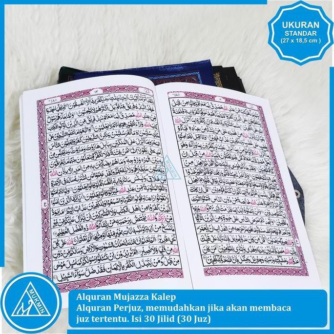 Alquran per  juz  alquran mujaza Kalep Alquran Mushaf | lengkap 30 juz atau jilid