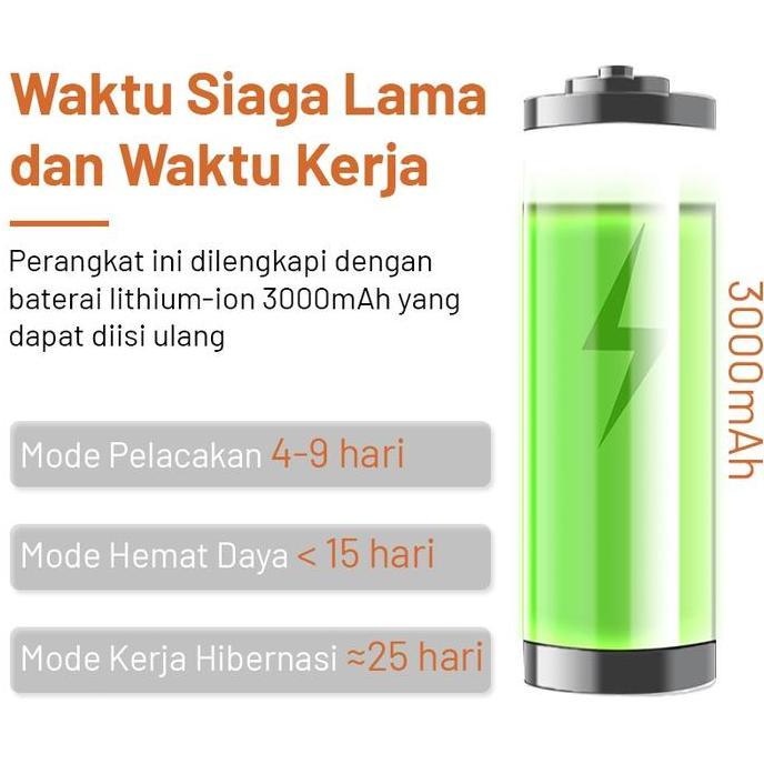 Akbar_Saerun - Zacro Magnet Mini Gps Portabel Tracker Original Cy02A 3000Mah-10000Mah Gps Mobil Dan 