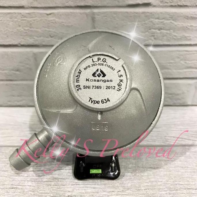REGULATOR GAS KOSANGAS QUICK-ON 634, ORIGINAL  MADE IN EROPA.