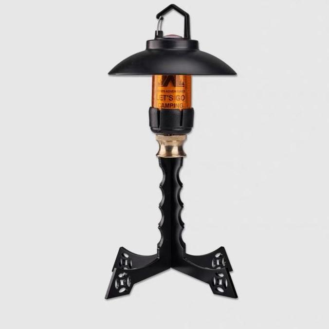WELLHIKE MINIMALISM Tiang Lampu Cooper Iron Bracket Lampu Vintage Outdoor Camping