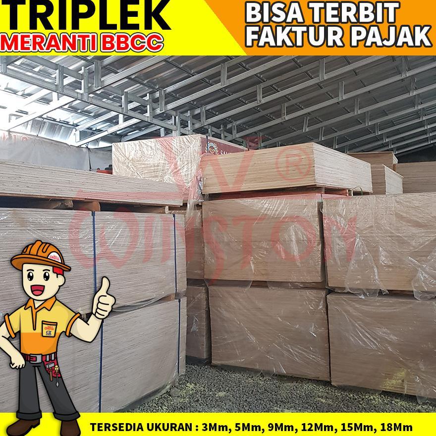 NEW Triplek / MULTIPLEK / PLYWOOD Meranti BBCC (122x244), EXPORT 3MM 5MM 9MM 12 MM 15MM 18MM [terbai