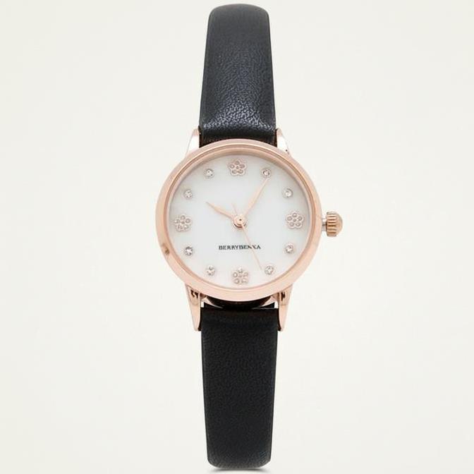 Berrybenka - Jam Tangan Kulit Wanita Sofia Cherry Pearl Watches