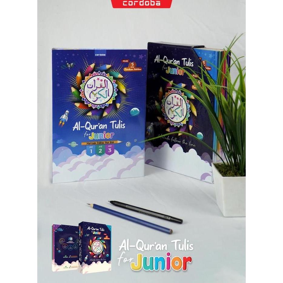 Al Quran B5 MUSHAF TULIS for JUNIOR Metode Follow The Line Plus Hafala