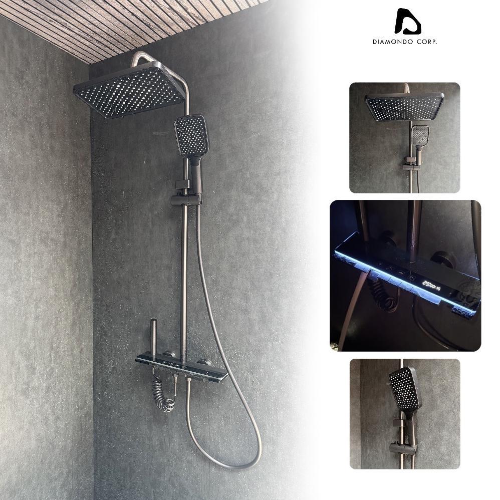Luxury Shower Led/Shower Digital/Shower Led Panas Dingin/Shower Kamar Mandi Satu Set/Shower Panas Di