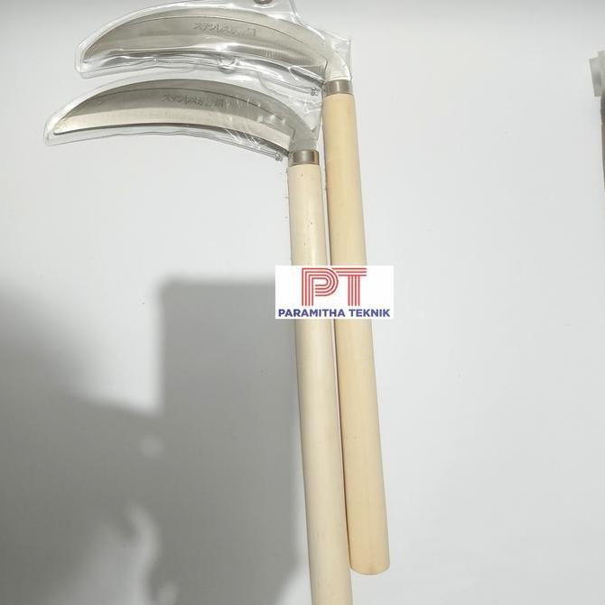 Sabit arit baja buatan Jepang / pisau arit sabit lengkung asli IMPORT