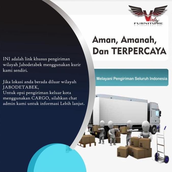 VINLY ATLAS - Laci Arsip Besi / Lemari Arsip 4 Laci