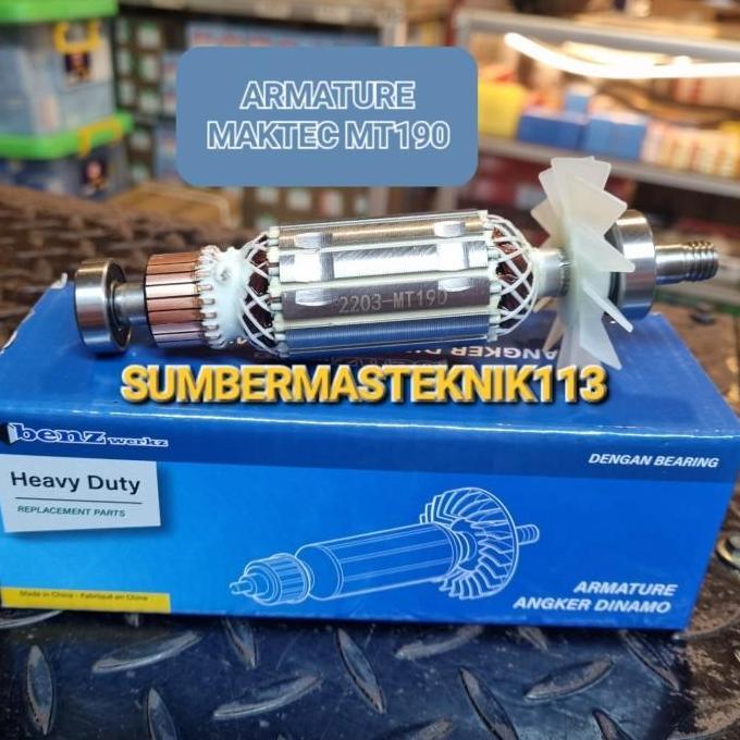 Angker Maktec Mt 190 Armature Mesin Serut Ketam Maktec Mt190 Benz