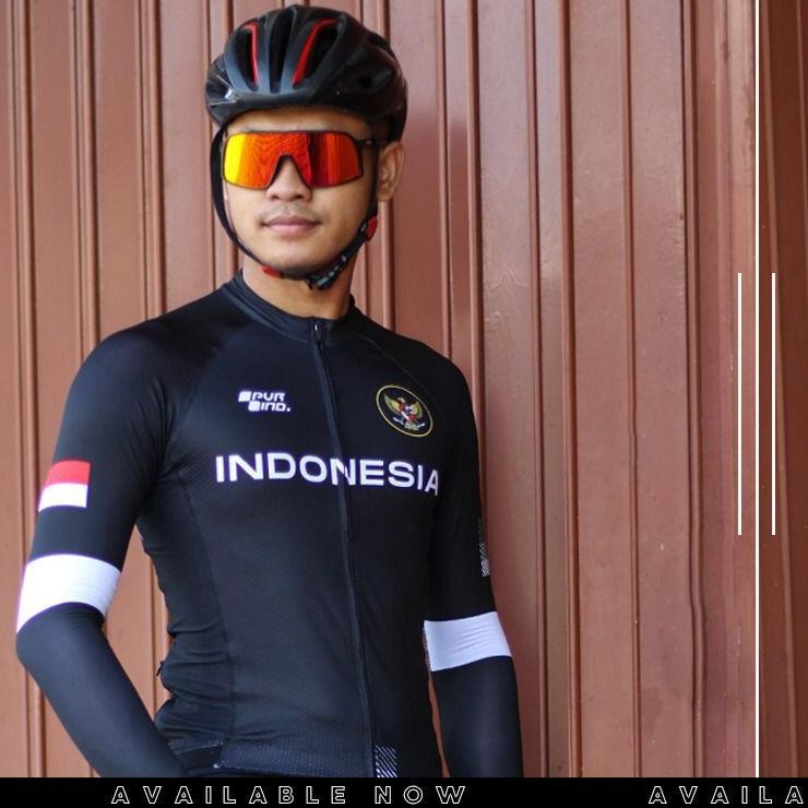 BESTPROMO Jersey Roadbike Indonesia 2021 Series PVRIND | Jersey | Indonesia | RB | Pria Wanita | Uni