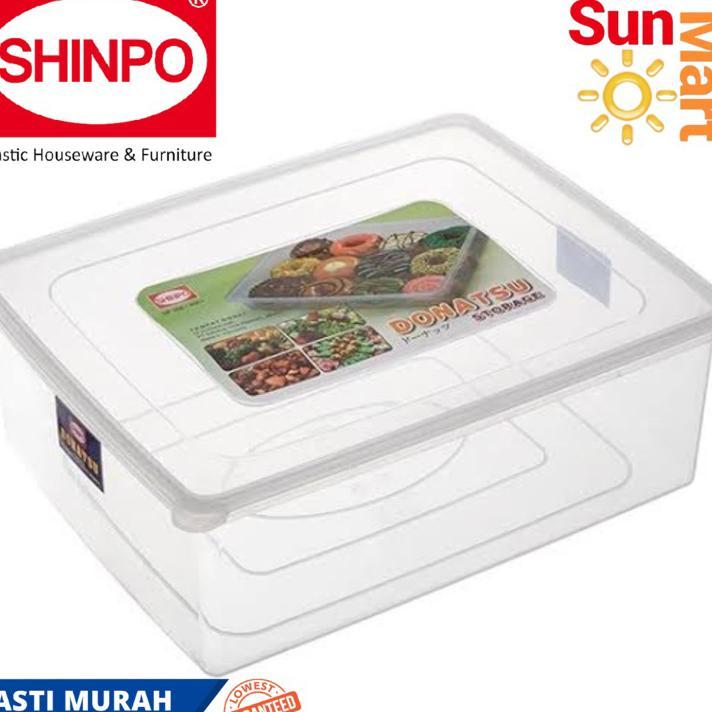 Tempat Donat Box Donat Shinpo Plastik Tinggi / Donut Box Tebal Shinpo