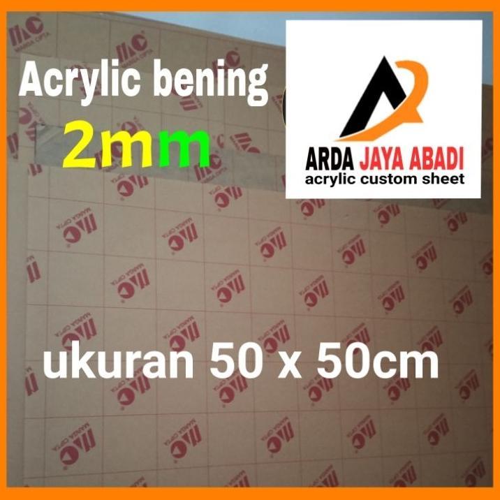 Akrilik 2Mm Bening  50 X 50 Akrilik Lembaran  Murah Mika Lembaran Acrylic Clear Marga Cipta Akrilik 