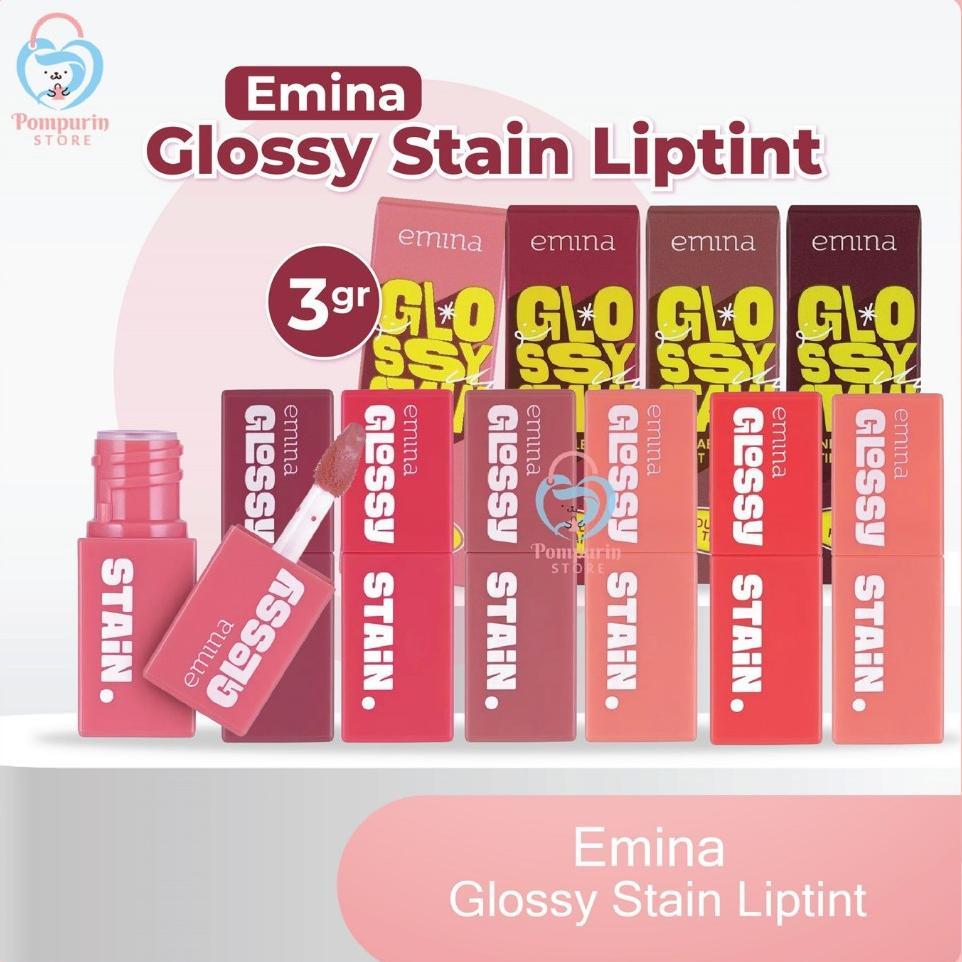 Emina Glossy Stain Liptint 3Gr - Liptint Glossy Emina