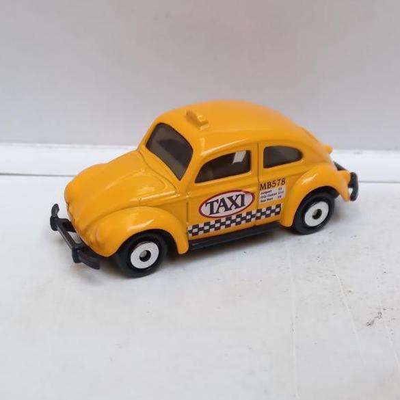 matchbox volkswagen beetle taxi kuning treasure inside loose diecast (s)
