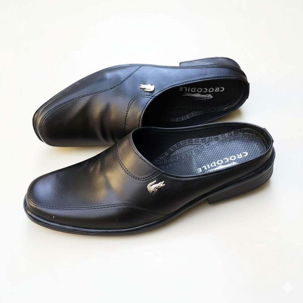 Sepatu Sandal Pria Bustong Kulit Asli Formal Nyaman Untuk Pria