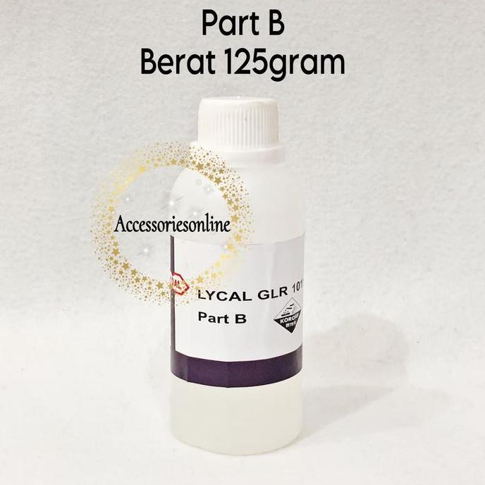 Resin Lycal 1011 (500gram) Keras dengan Katalis 1 Set Botol Putih