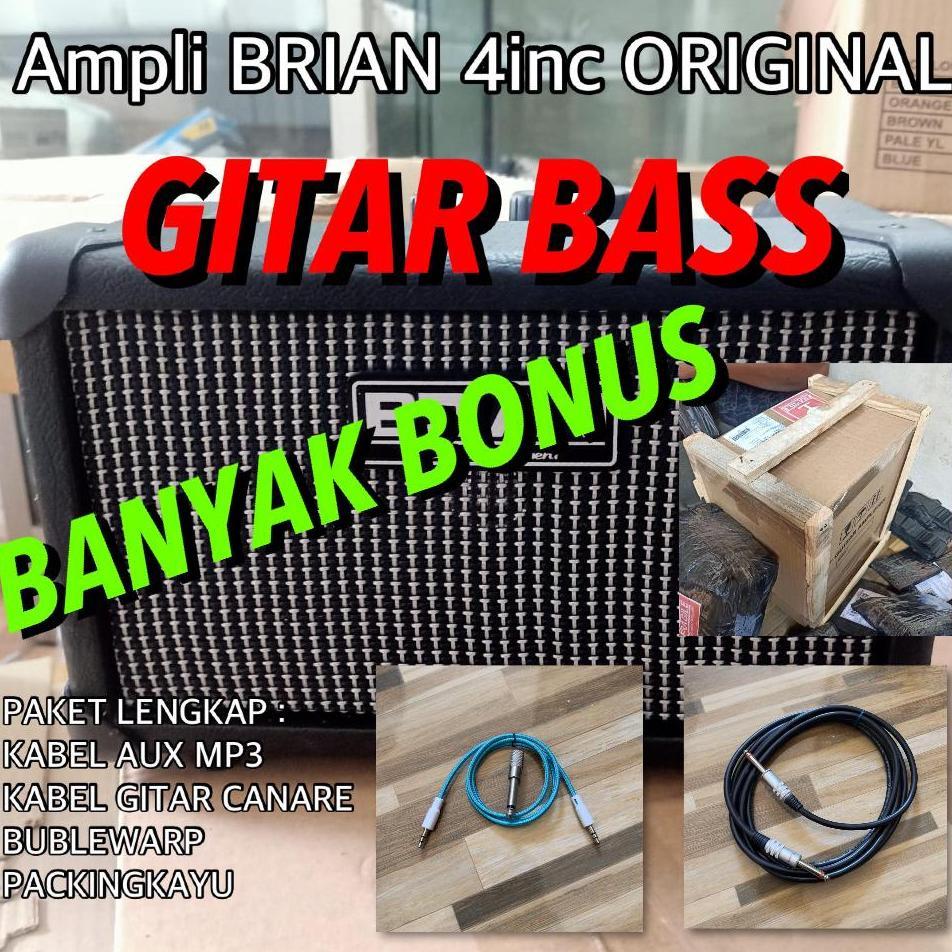 Ampli Gitar Bass 4Inc Original - Ampli Bass 4Inc Original - Ampli Bass Mini Untuk Elektrik Dan Akust