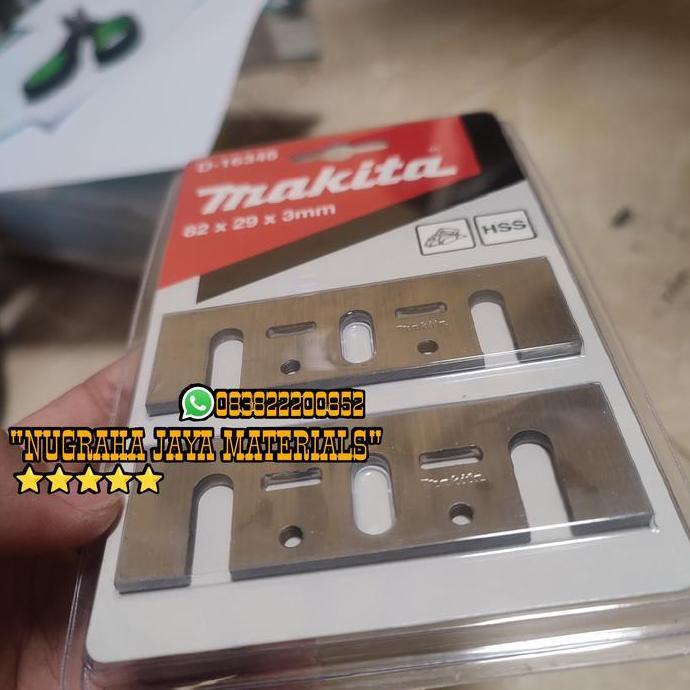 Mata Pisau Serut 82 X 29 X 3 Mm Makita Original Hss Mata Pisau Ketam