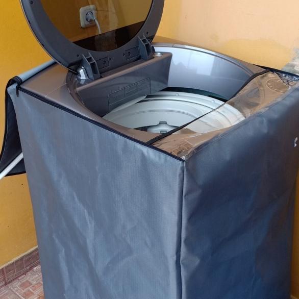 BEST DEALS Cover Mesin Cuci Top Loading Waterproof Sarung Anti Air Debu Panas Semua Merk (Samsung, S