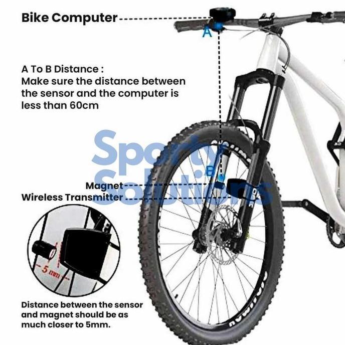 Speedometer Digital Sepeda Kilometer Sepeda Backlight 15 Fungsi