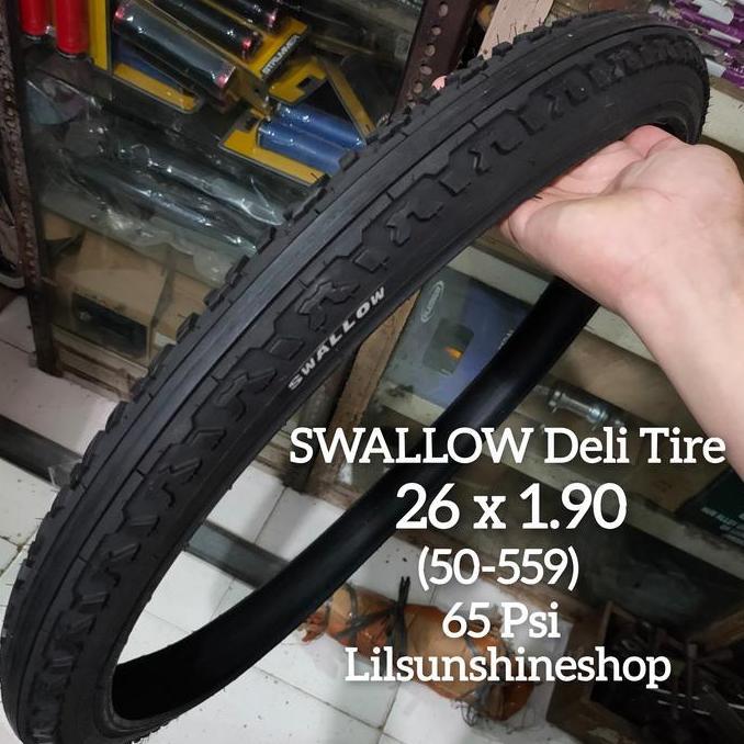 Ban Luar 26 x 1.90 Swallow Deli Tire 26x1.90 S-198 Sepeda MTB Federal Motif CLASSIC