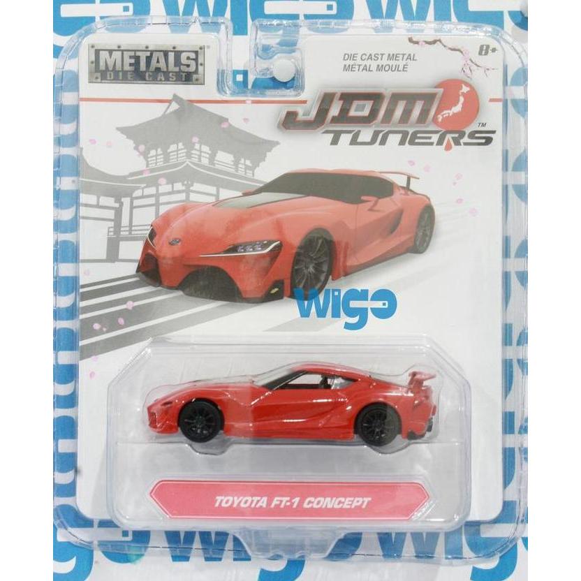 Diecast Jada Toys JDM Tuners Toyota FT-1 Concept merah