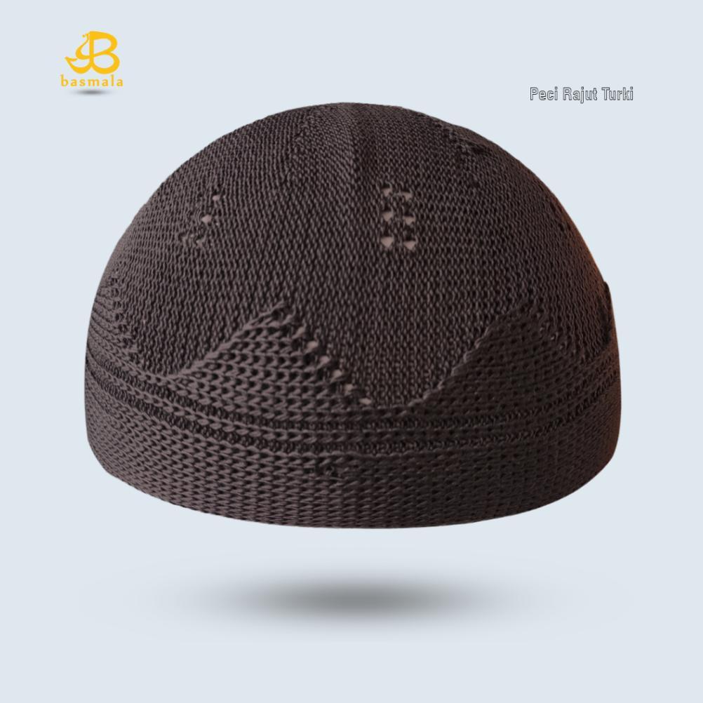 NEW PRODUCT BASMALA - PECI TURKI DEWASA KOPYAH RAJUT YAMAN ANEKA WARNA