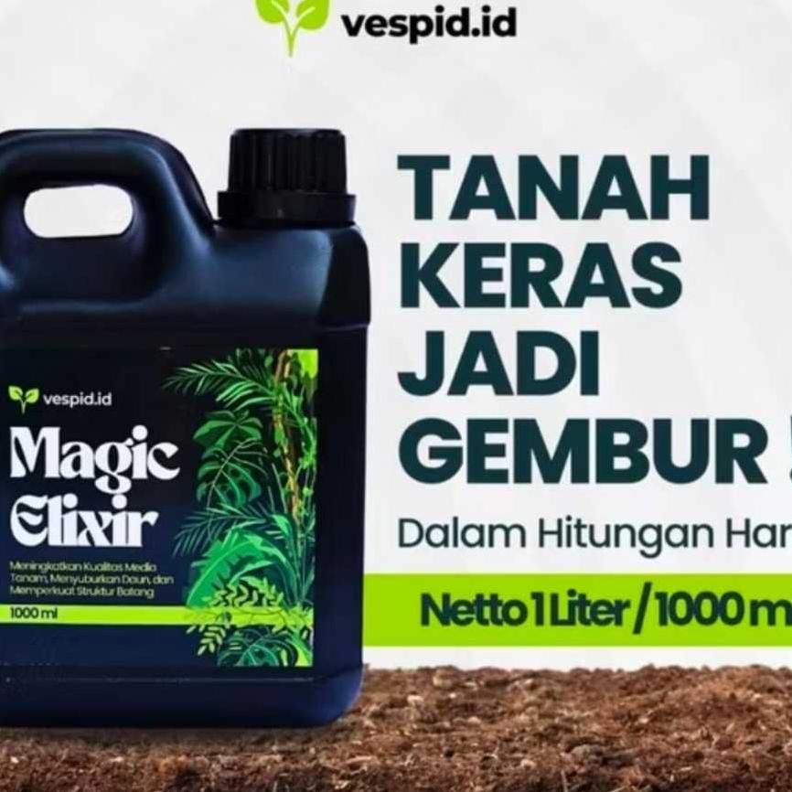 Pupuk Cair Pupuk Penggembur Tanah Penyubur Tanah Black Miracle Dan Magic Elixer 1Liter