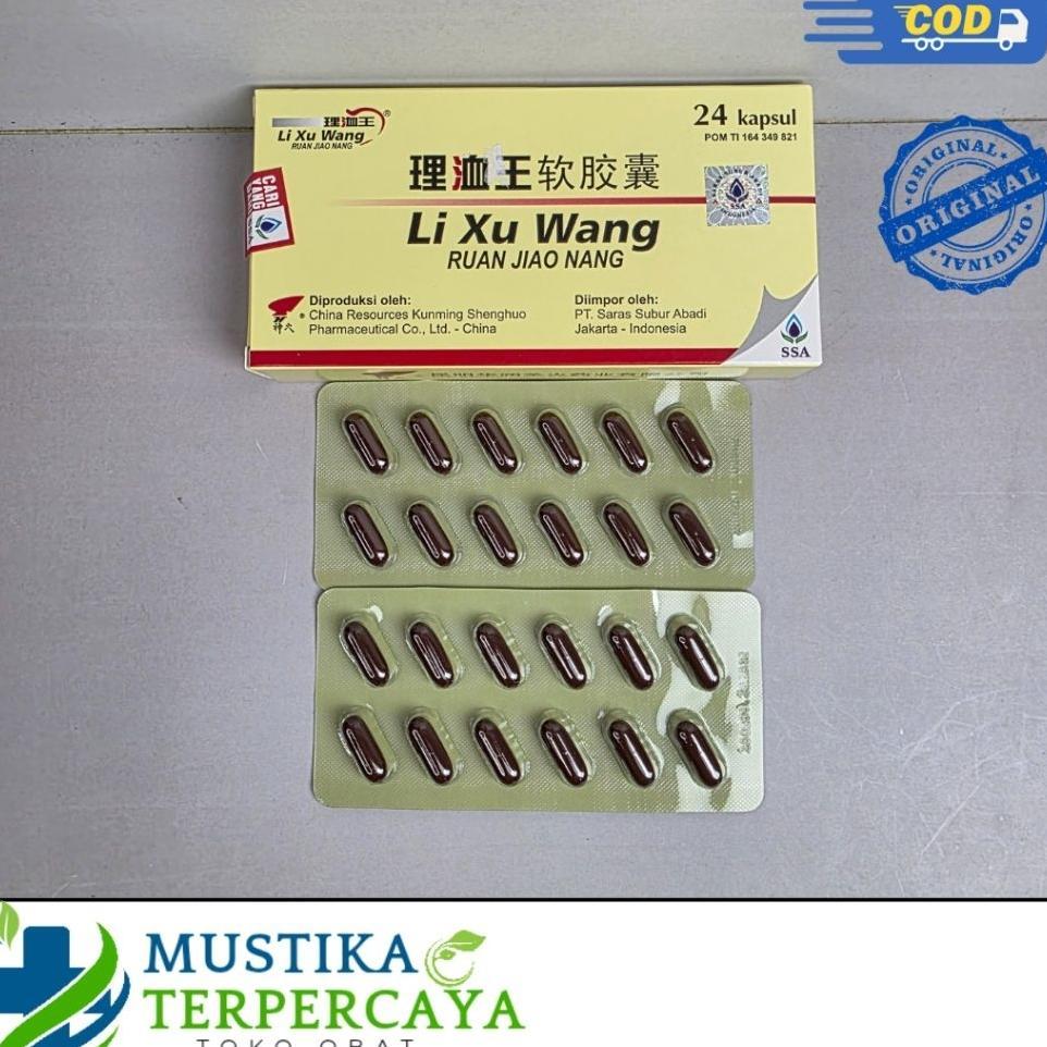Li Xu Wang Ruan Jiao Nang - Obat Pelancar Darah, Mencegah Stroke