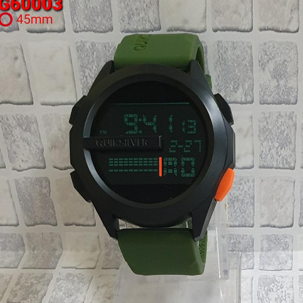 VALUE PACK Jam Tangan Pria Quiksilver Digital Ocean Stainless Steel