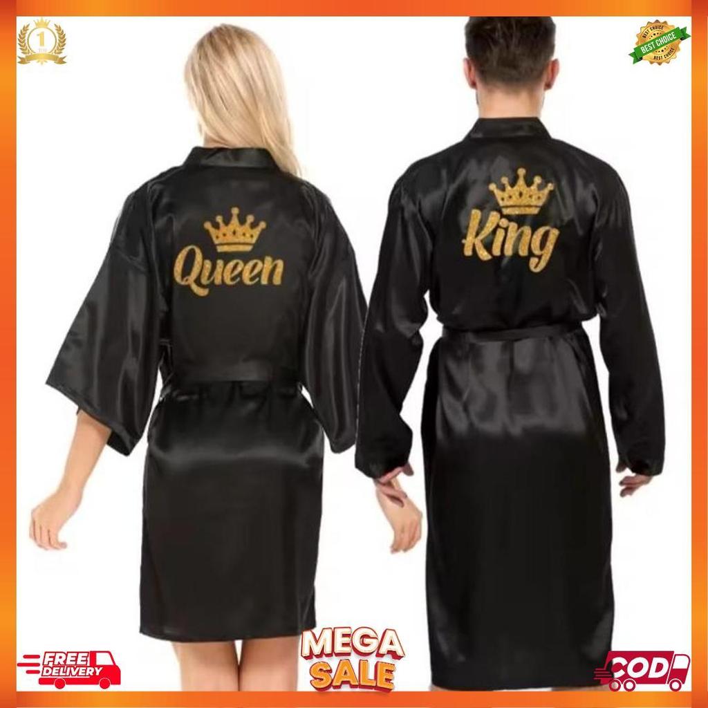 Kimono Tidur Couple Satin Pria Wanita/Hampers Kimono Tidur [K3]