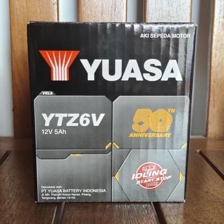 NEW AKI MOTOR HONDA CB150R, CBR 150, VARIO 125 YTZ6V YUASA MF ORI