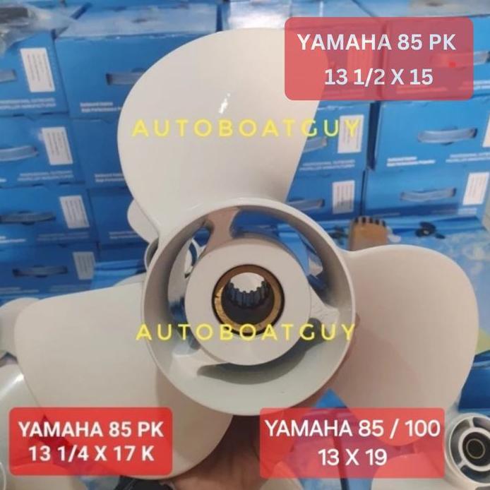 Ready Propeller Yamaha 85 100 115 PK / HP / Baling / Kipas Mesin Tempel