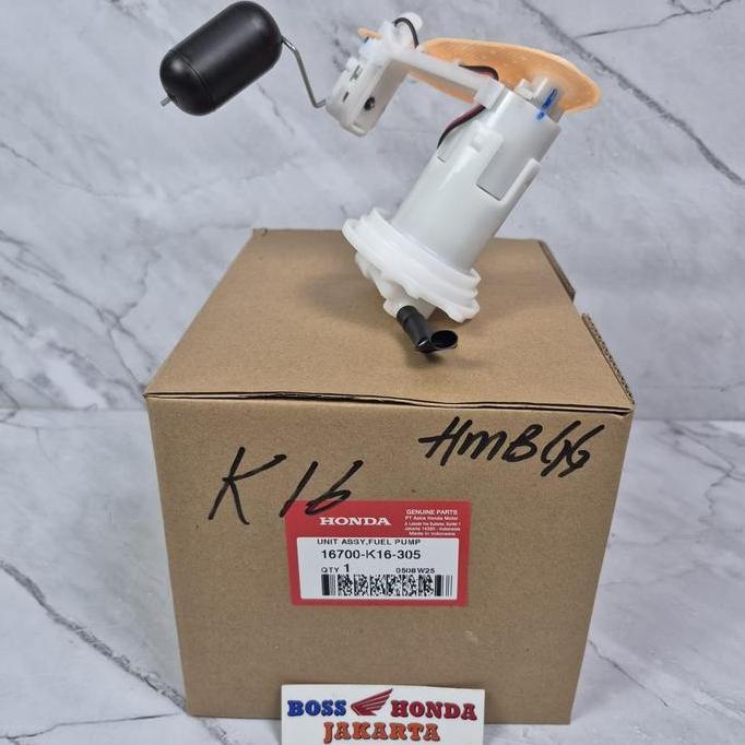 Ready 16700-K16-305 : FUEL PUMP ASSY BEAT FI K25 ( 2012 - 2014 ) & SCOOPY K16G ( 2013 - 2015 ) & K16