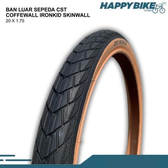 Cst Tire Ban Luar Sepeda Lipat Minion Bmx Coffe Wall 20 X 1.75 Dan 20 X 2.00