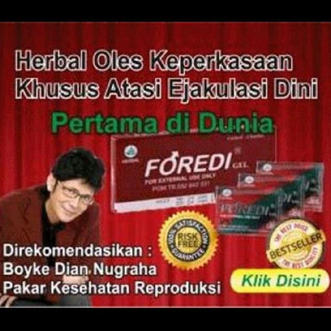 Foredi Gel - Herbal Oles Solusi Tahan Lama -Original
