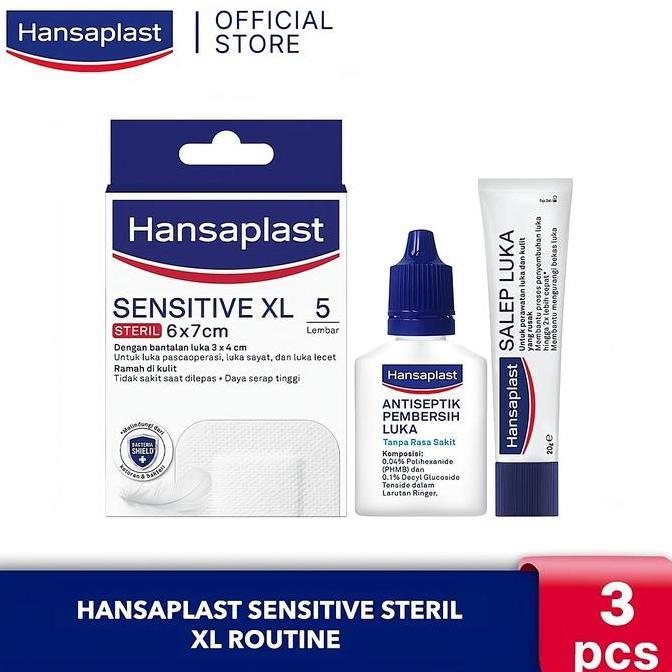 Hansaplast Sensitive Steril XL Routine