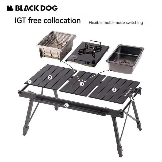 Ready BLACKDOG Table Folding Meja Lipat IGT Camping Outdoor