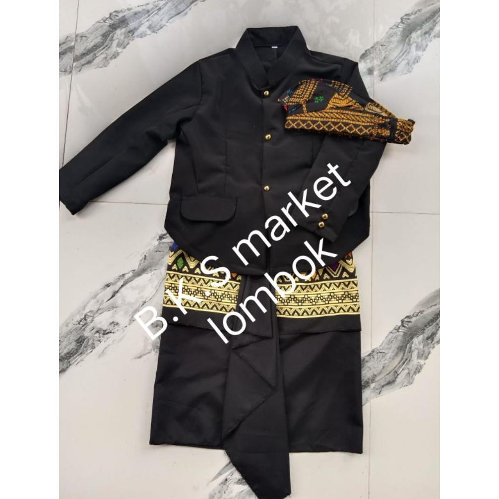 Free Ongkir Baju Adat Anak Laki-Laki Khas Lombok Sasak Nyaman