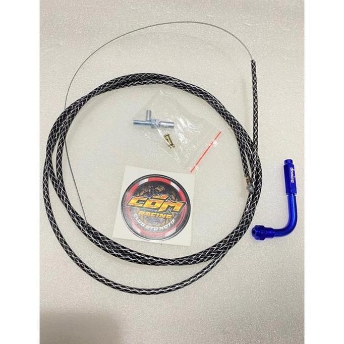 Kabel Gas Motor Universal Kabel Gas Motor Domino serat Panjang 220cm Plus L gas Warna / Tali Selang 
