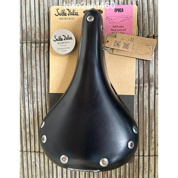 Selle Italia Epoca Leather Bike Saddle Sepeda