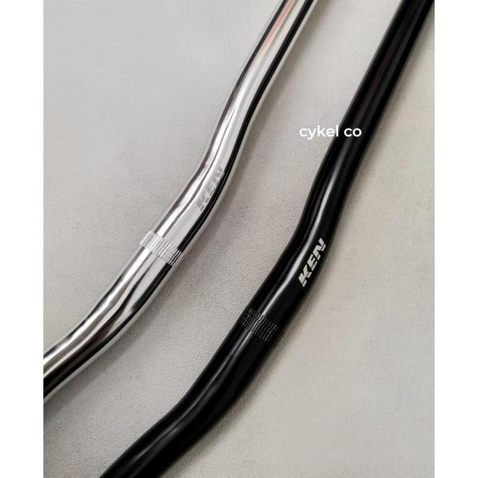 Ken Handlebar Mid Rise Bar 25.4Mm Non Os 720Mm Like Nitto Shred Bar Alloy
