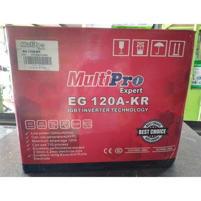 Multipro Expert EG120A-KR Mesin Las 900 Watt Travo Las MMA Inverter