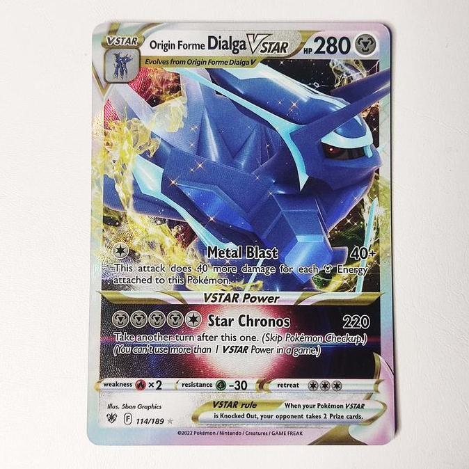 Origin Forme Dialga VSTAR 114/189 - Astral Radiance Pokemon Card Eng