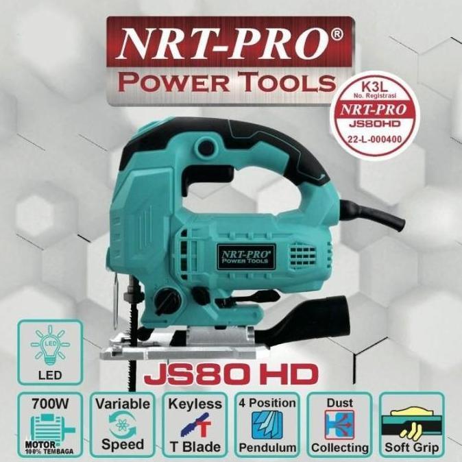NRT PRO jigsaw JS80HD JS 80 HD Laser+Speed mesin jigsaw JS 80HD Promo