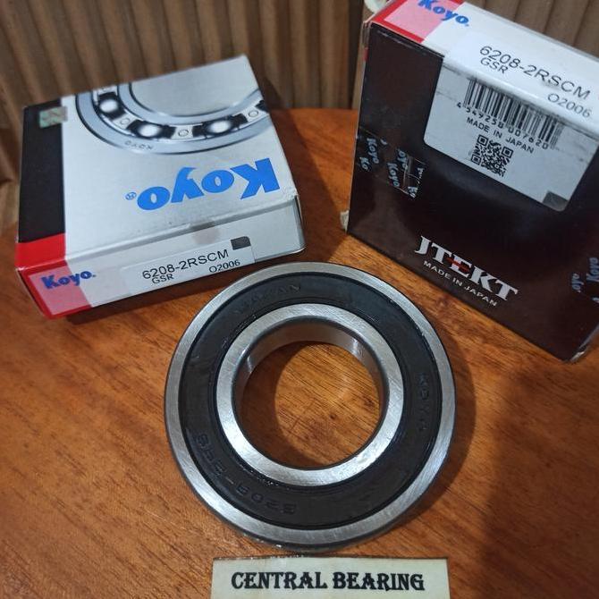 BEARING 6208 2RS 6208 BALL BEARING TUTUP KARET.KOYO