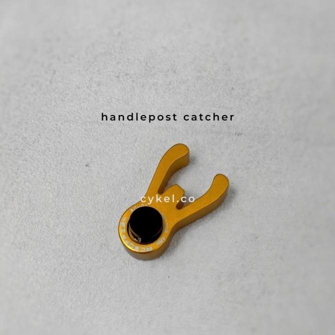 Aceoffix Handlepost Catcher Gold For Brompt Folding Bike 3Sixty Pikes