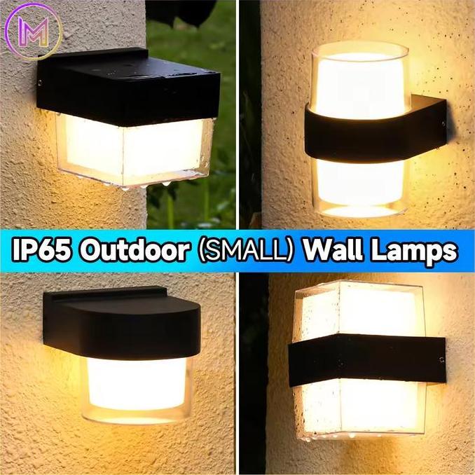 FLOWRISH Lampu Dinding Tenaga Surya Rumah/Lampu Taman Tenaga Surya/Dinding Hias Taman Outdoor Waterp